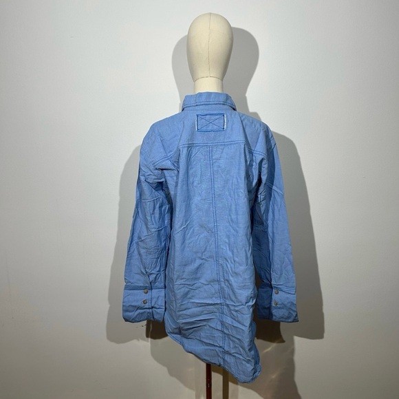 NWT Free People Manchester Solid Blue Size Medium - Picture 5 of 9